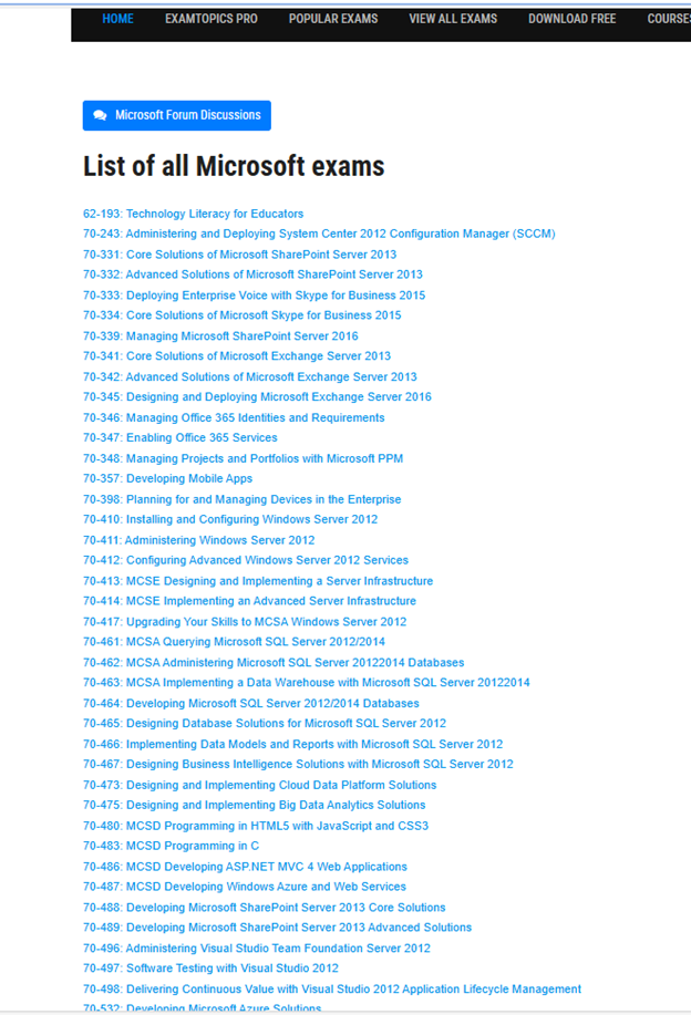 Azure exam dumps